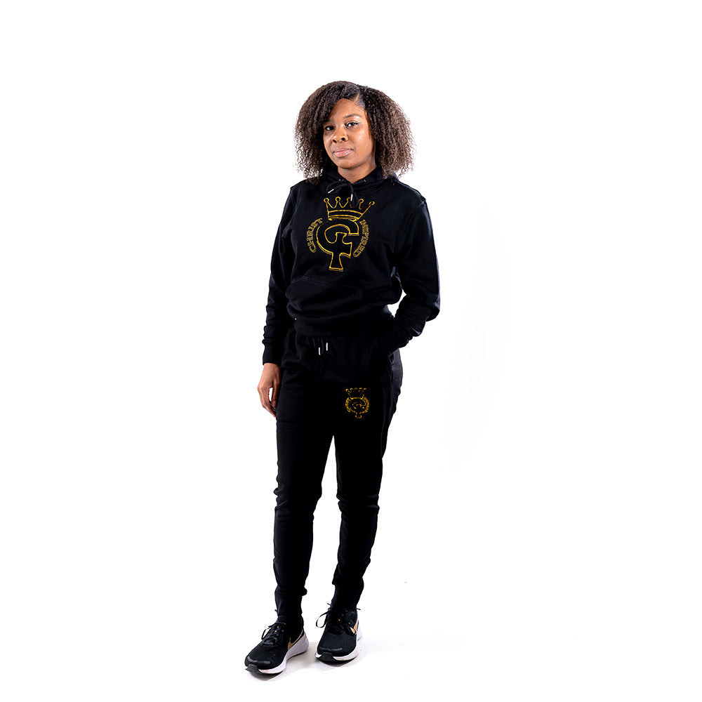 Christ Inspired Black Hoodie And Jogger Set