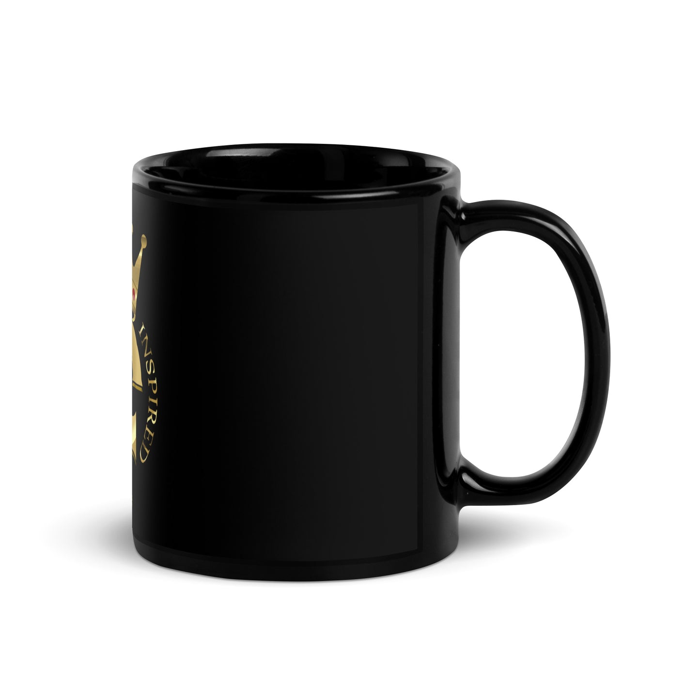 Black Glossy Christ Inspired Mug