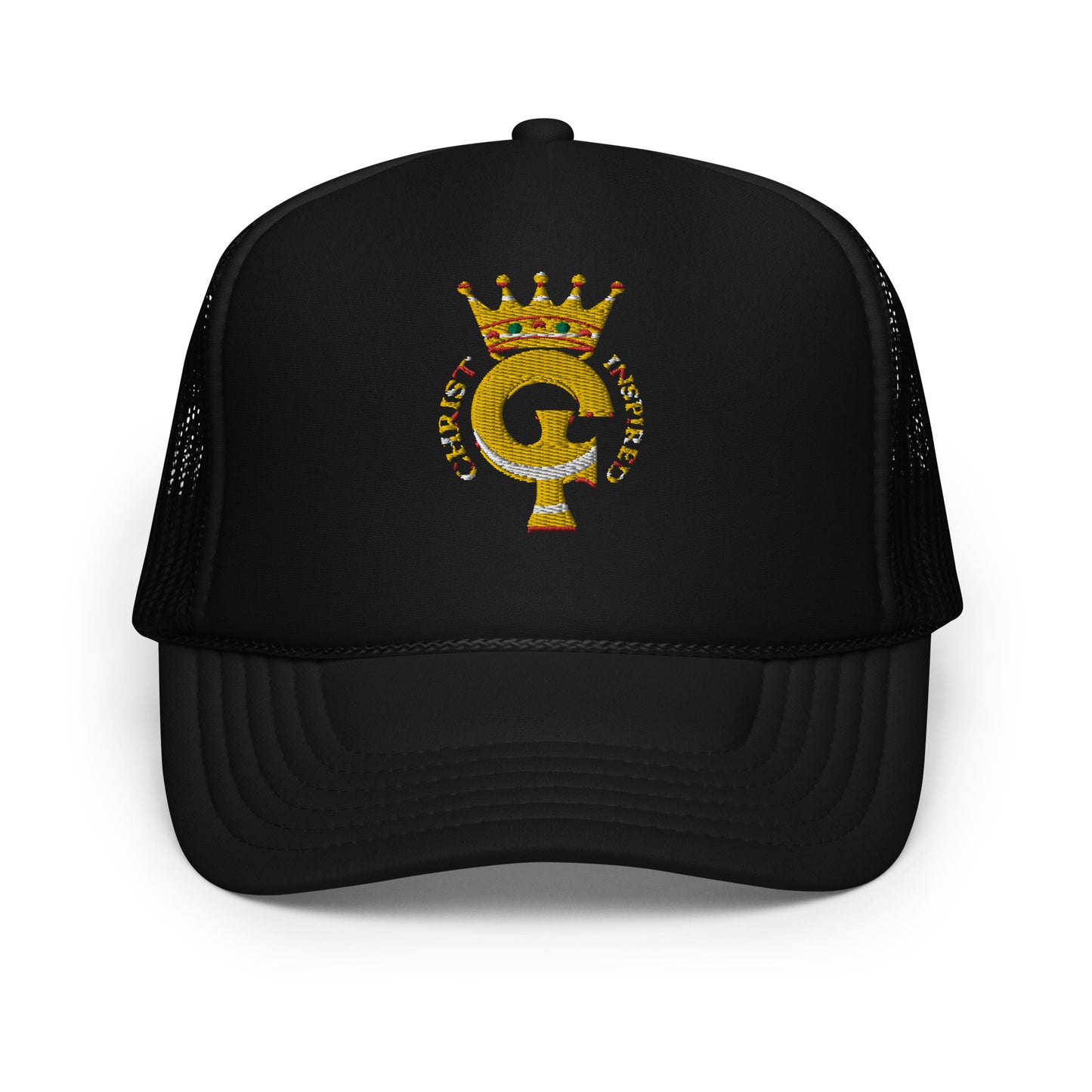 Black Christ Inspired Foam Trucker