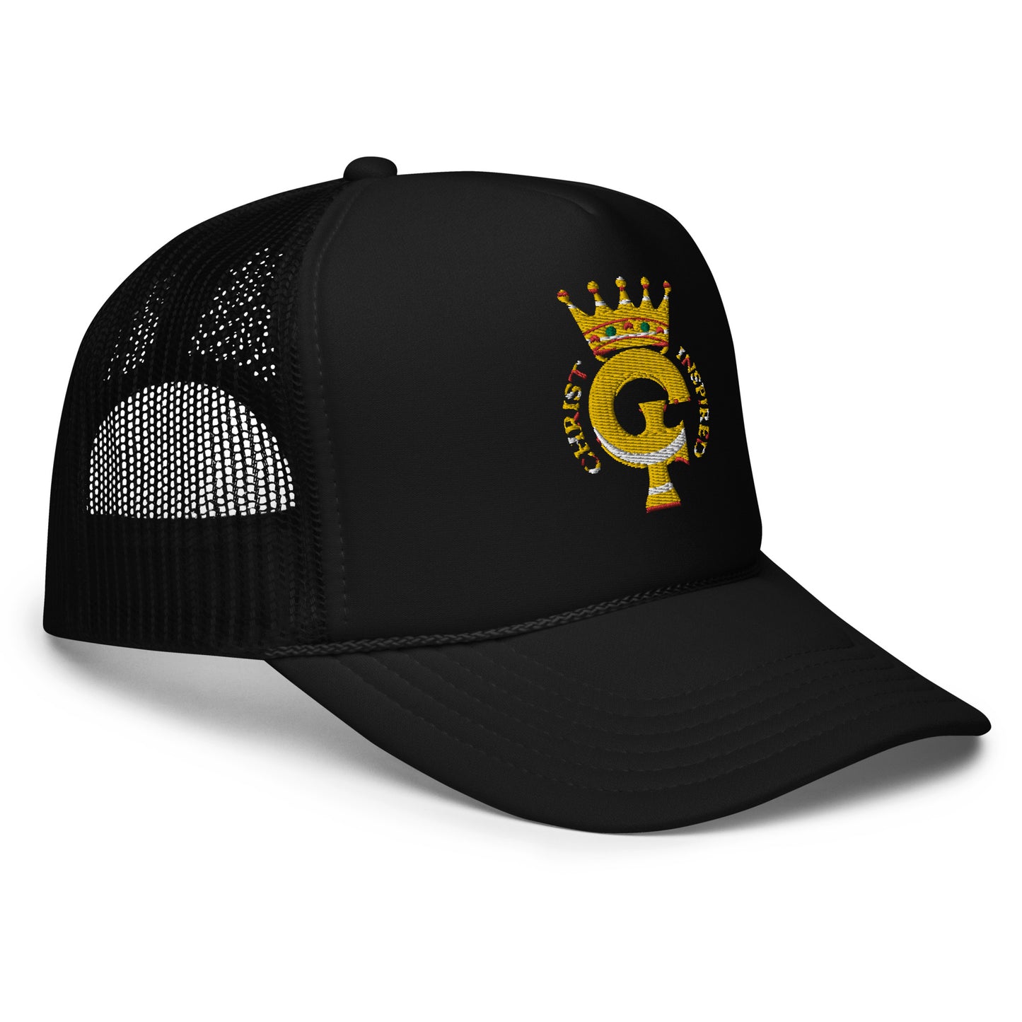 Black Christ Inspired Foam Trucker